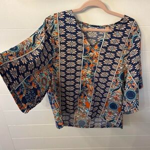 Floral Patterned Women's Top